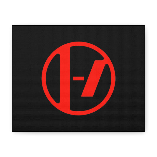 Crimson Orbit Matte Canvas