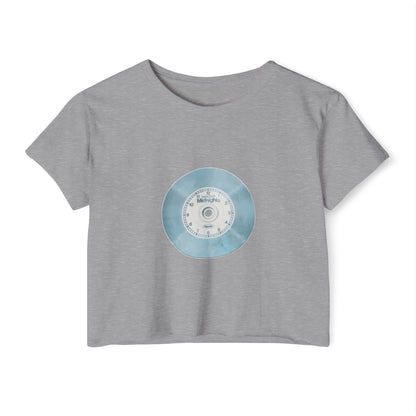 Midnight Vinyl Vibes Women's Festival Crop Top