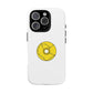 Minimalist Black Disc Outline Tough Magnetic Case