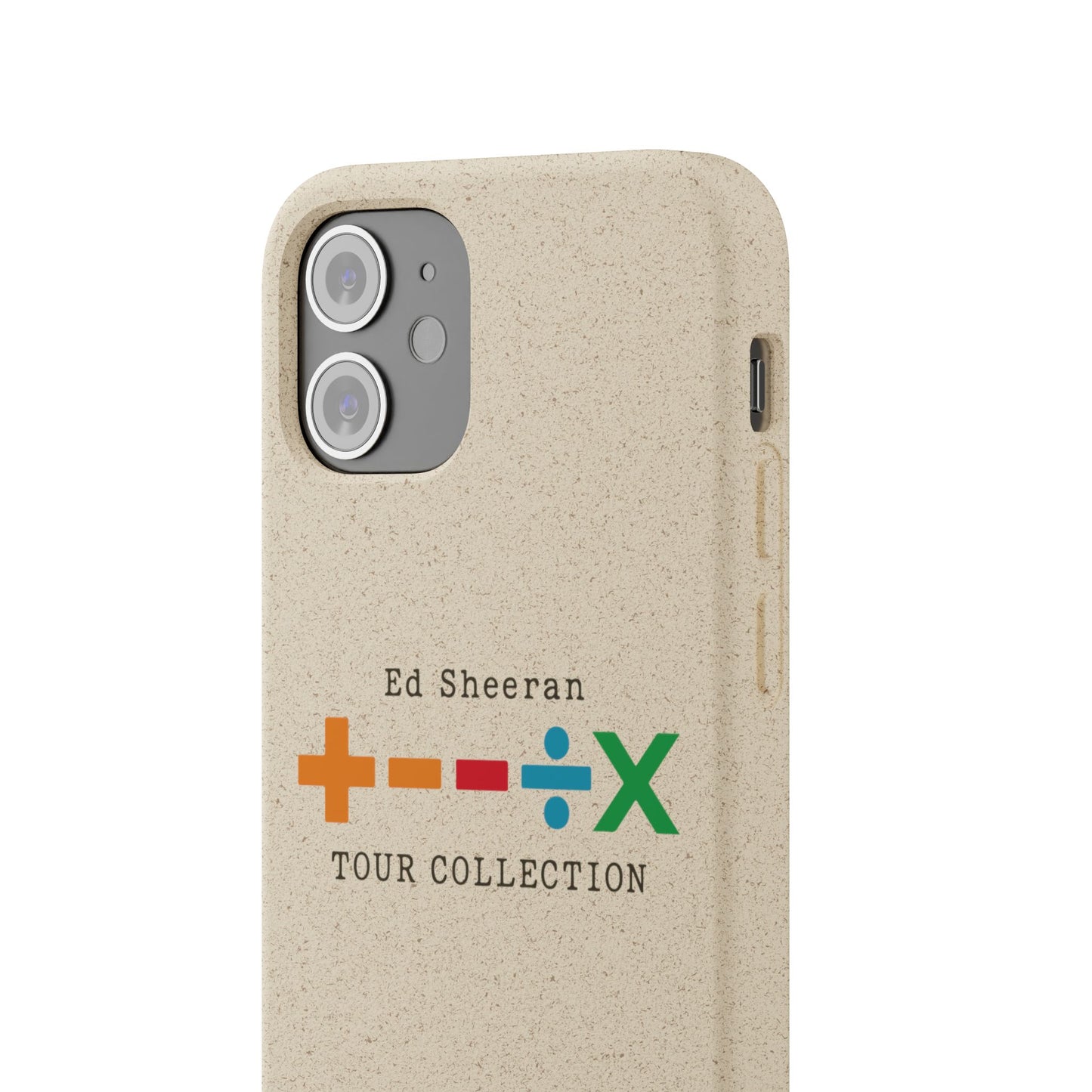 Biodegradable Cases for iPhone 12 to 16 Pro Max Showcasing – Ed Sheeran Edition
