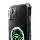 Vibrant Eye and Text Magnetic Clear Impact case