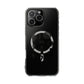 Ocean Wave with Heart Outline Magnetic Clear Impact Case
