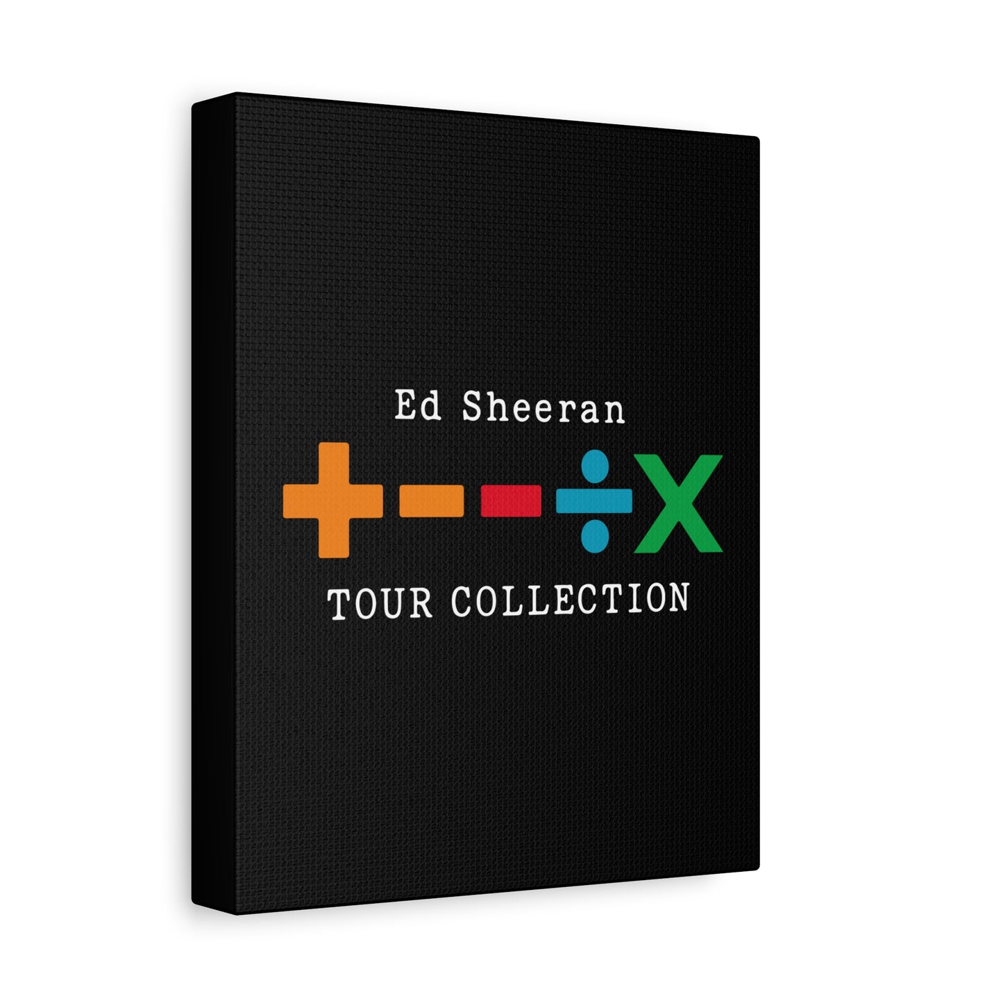 Matte Stretched Canvas, 1.25" Depth – Ed Sheeran Black Edition
