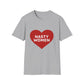 Nasty Women Heart - Unisex Softstyle T-shirt
