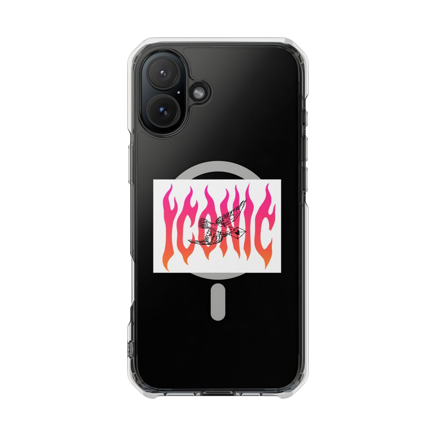 Flame Flight Iconic Magnetic clear Impact case
