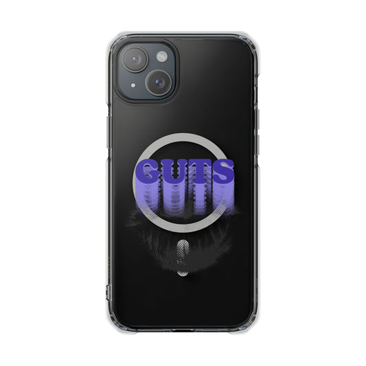 Guts Drip Effect Halftone Magnetic Clear Impact Case