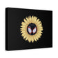 Sunflower Mask Illustration Canvas