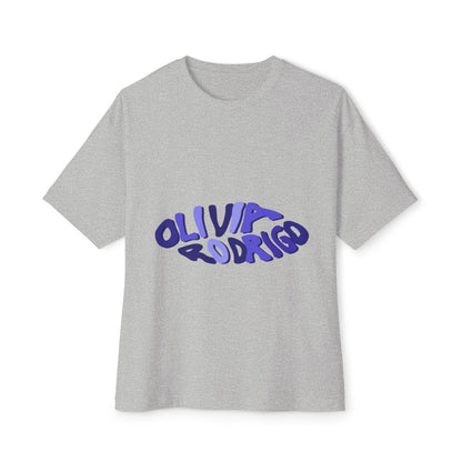 Olivia Rodrigo Wavy Text-Oversized Tee