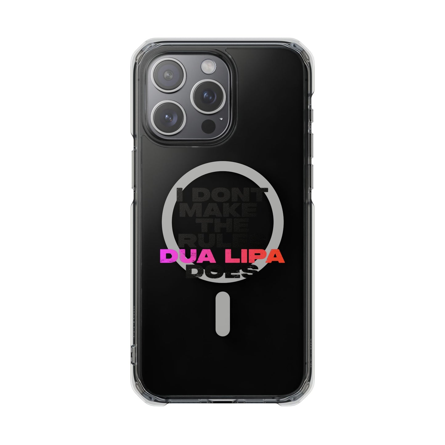 Retro Fade Letter Magnetic Clear Impact case