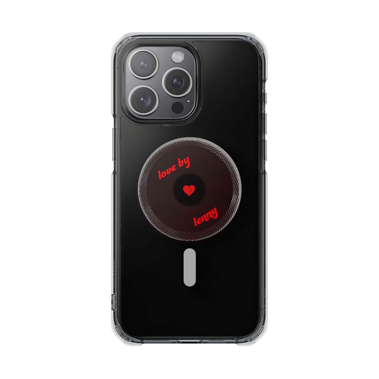 Vinyl Love Spin Magnetic clear Impact case