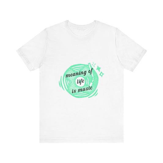 Vinyl Dreams Speak Unisex Jersey short sleeve tee