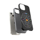 Premium Tough Case for iPhone 12 to 16 Pro Max Showcasing Coldplay’s Illustration Concept