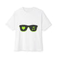 Neon Love Notes Unisex Oversized Boxy tee
