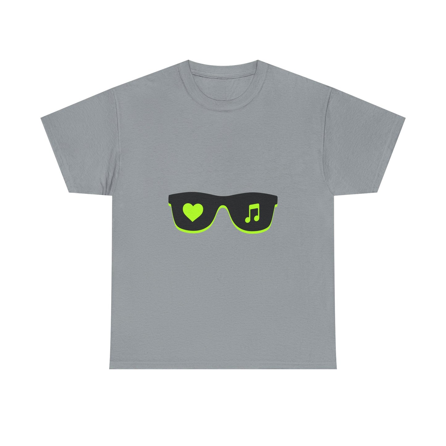 Neon Love Notes Unisex Heavy cotton tee
