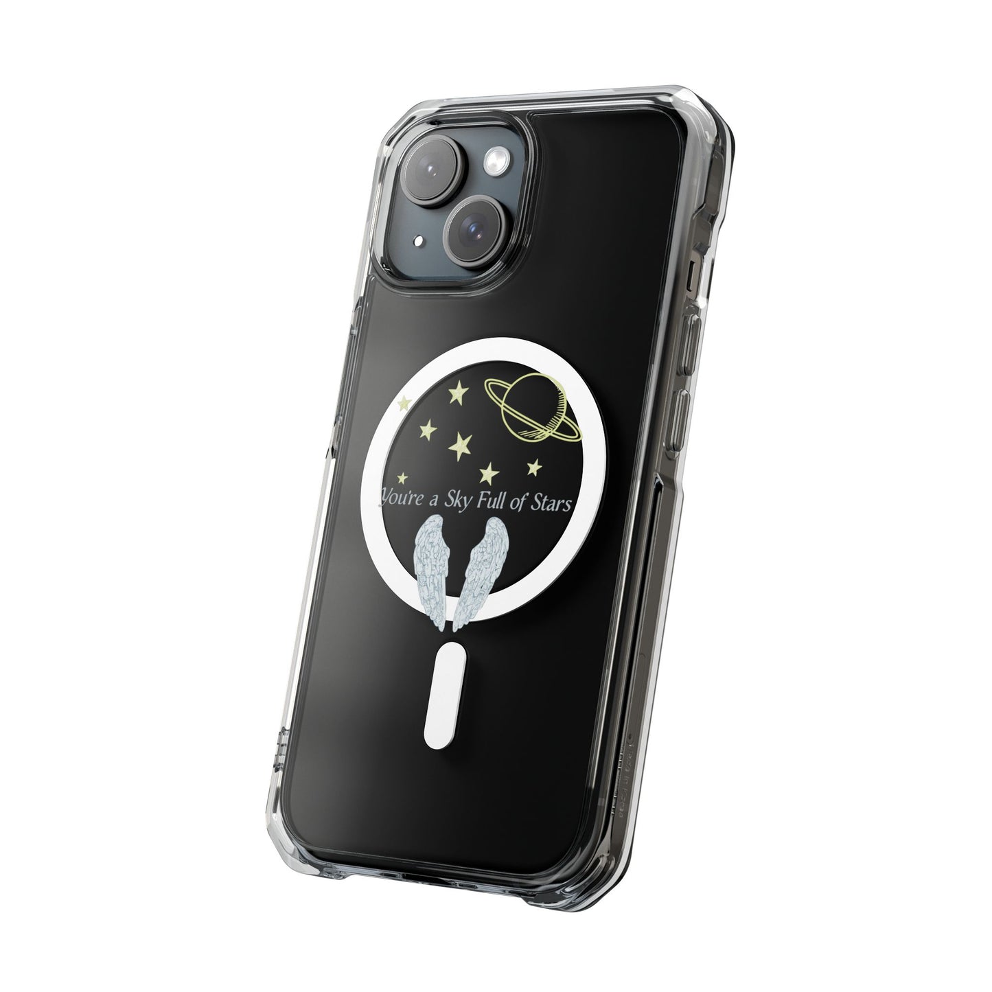 Starry Sky Wings Magnetic Clear Impact case