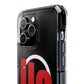 ILO Bold Red Block Magnetic Clear Impact Case