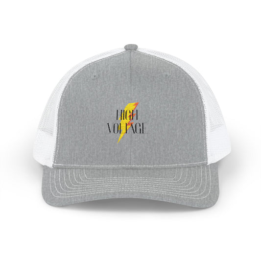 Electric Anthem Graphic Snapback Trucker Cap