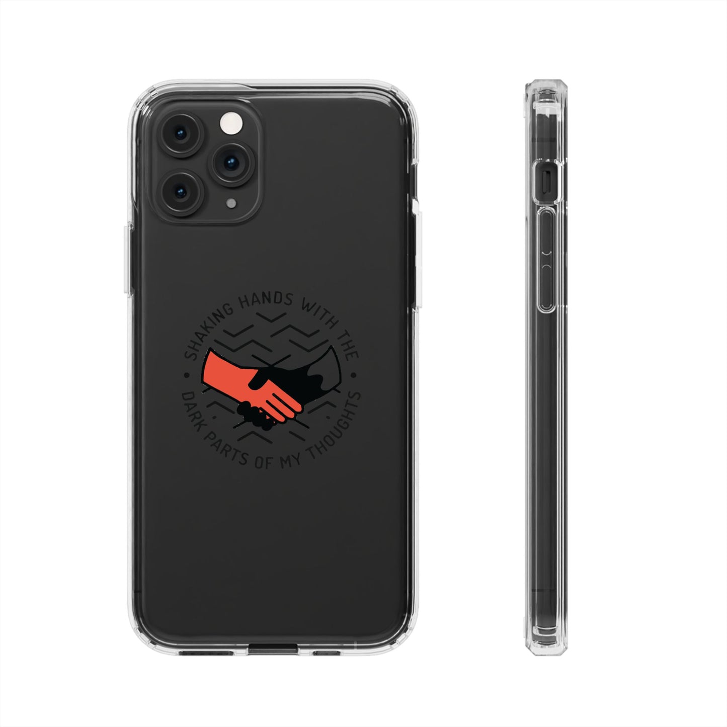 Dark Grip Clear Case