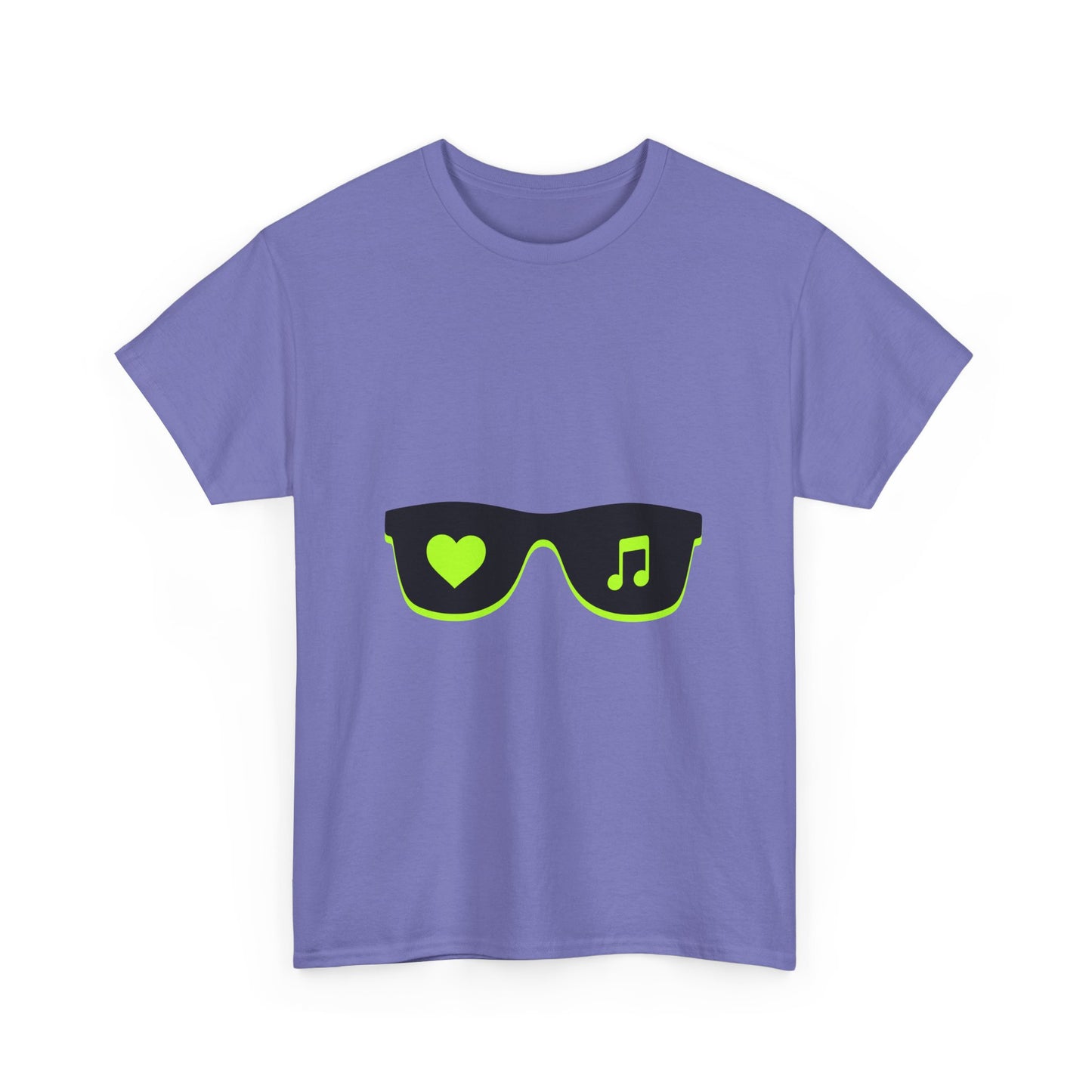 Neon Love Notes Unisex Heavy cotton tee