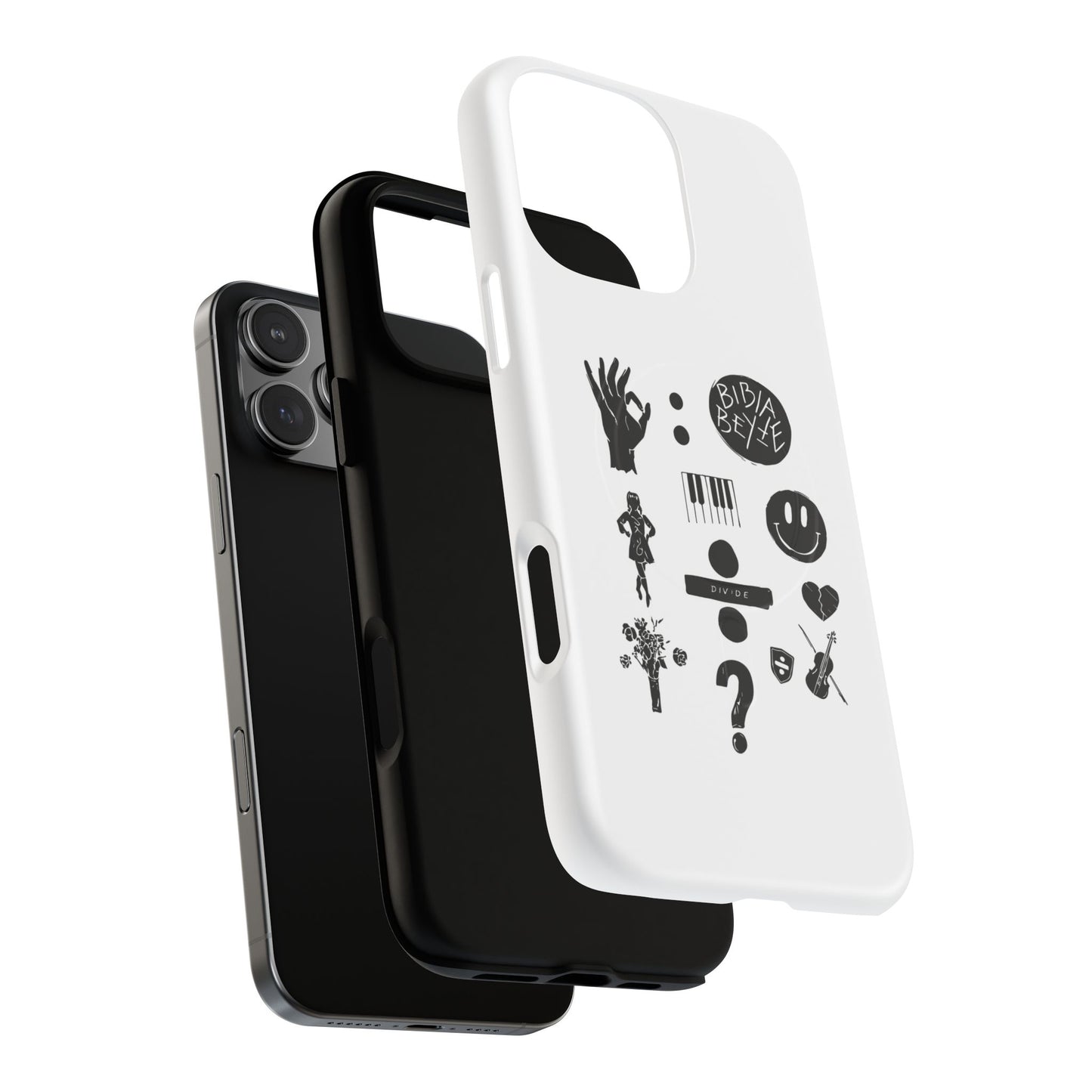 Ocean Wave with Heart Outline Tough Magnetic case