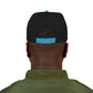 Golden Brush Script Snapback cap
