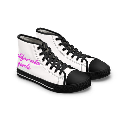 California Script – Women's High Top Top Sneakers
