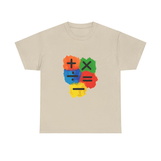 Orange Equals Symbol Unisex Heavy Cotton Tee