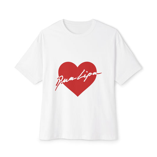 Heartbeat Love Unisex Oversized Boxy Tee