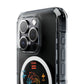 Minimalist Divide Symbol with Brush Magnetic Clear Impact Case