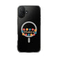 Retro Floral Groove Clear Impact case