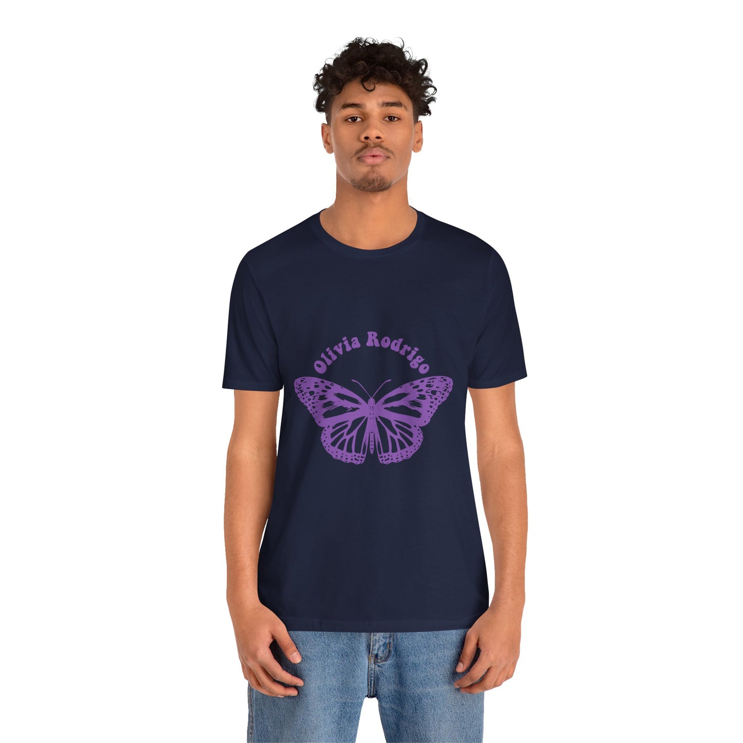 Olivia Rodrigo Unisex Jersey Short Sleeve Tee - With Butterfly