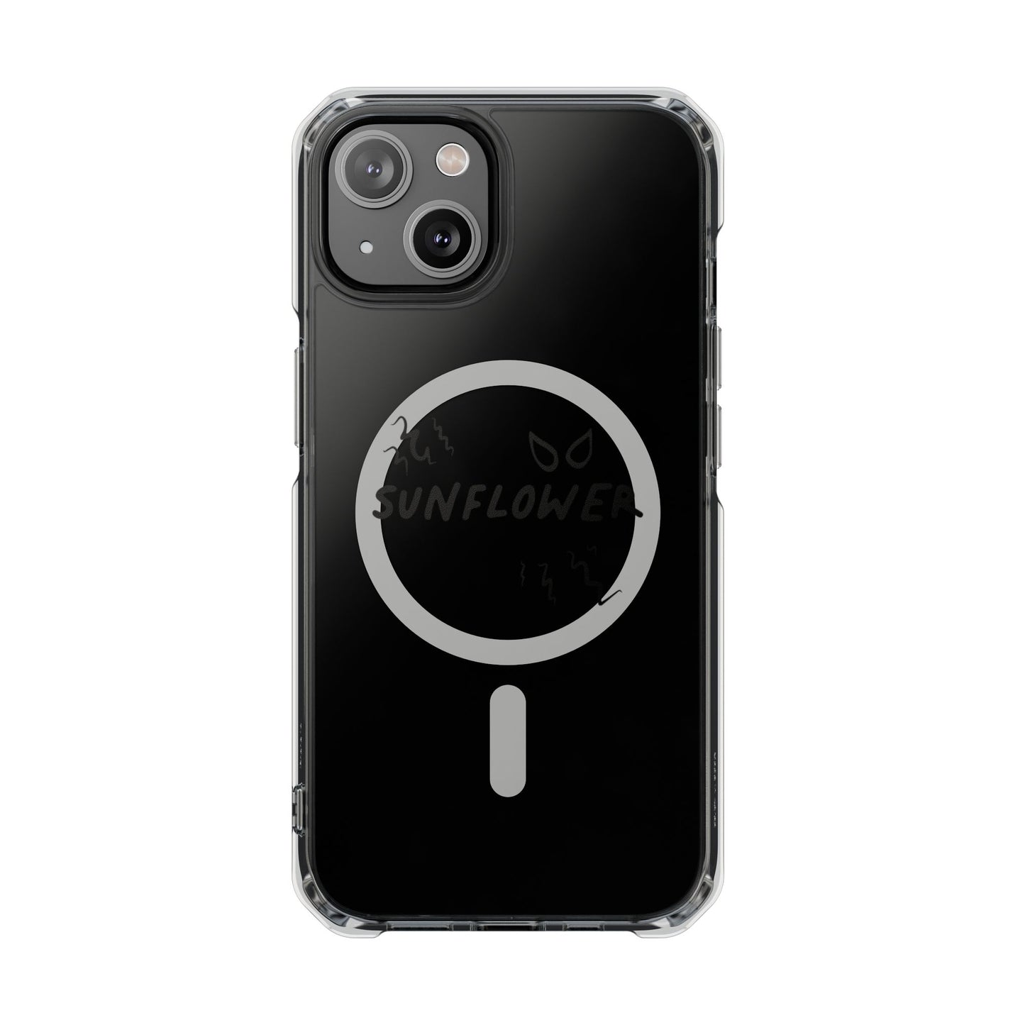 Yellow Barbed Wire Disc Magnetic Impact Case