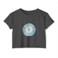 Midnight Vinyl Vibes Women's Festival Crop Top
