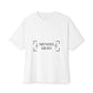 Wings of Silence Unisex Oversized Boxy Tee