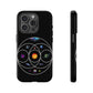 Premium Tough Case for iPhone 12 to 16 Pro Max Showcasing Coldplay’s Illustration Concept