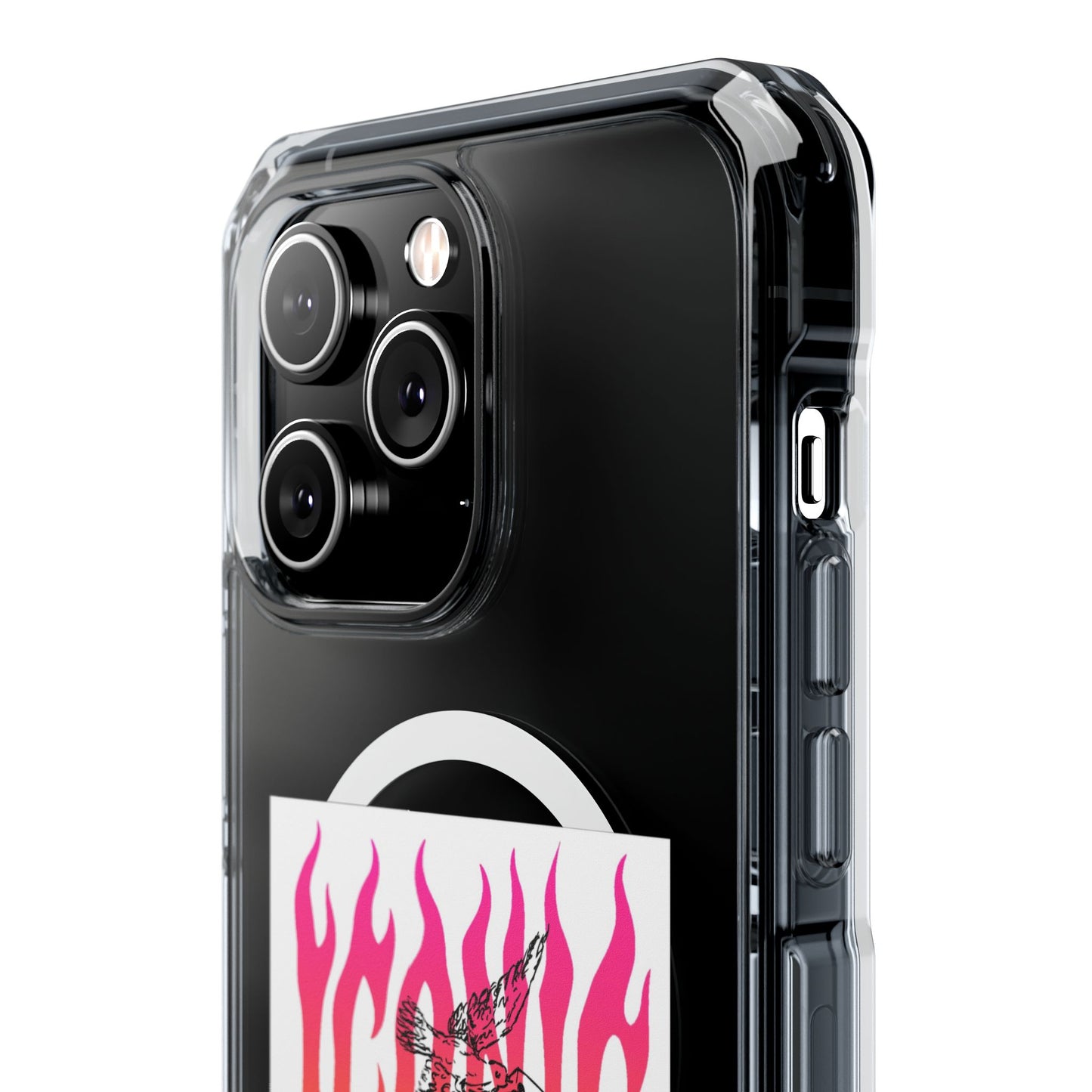 Flame Flight Iconic Magnetic clear Impact case