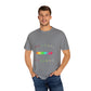 Unisex Garment-Dyed T-Shirt Inspired by Coldplay’s Signage