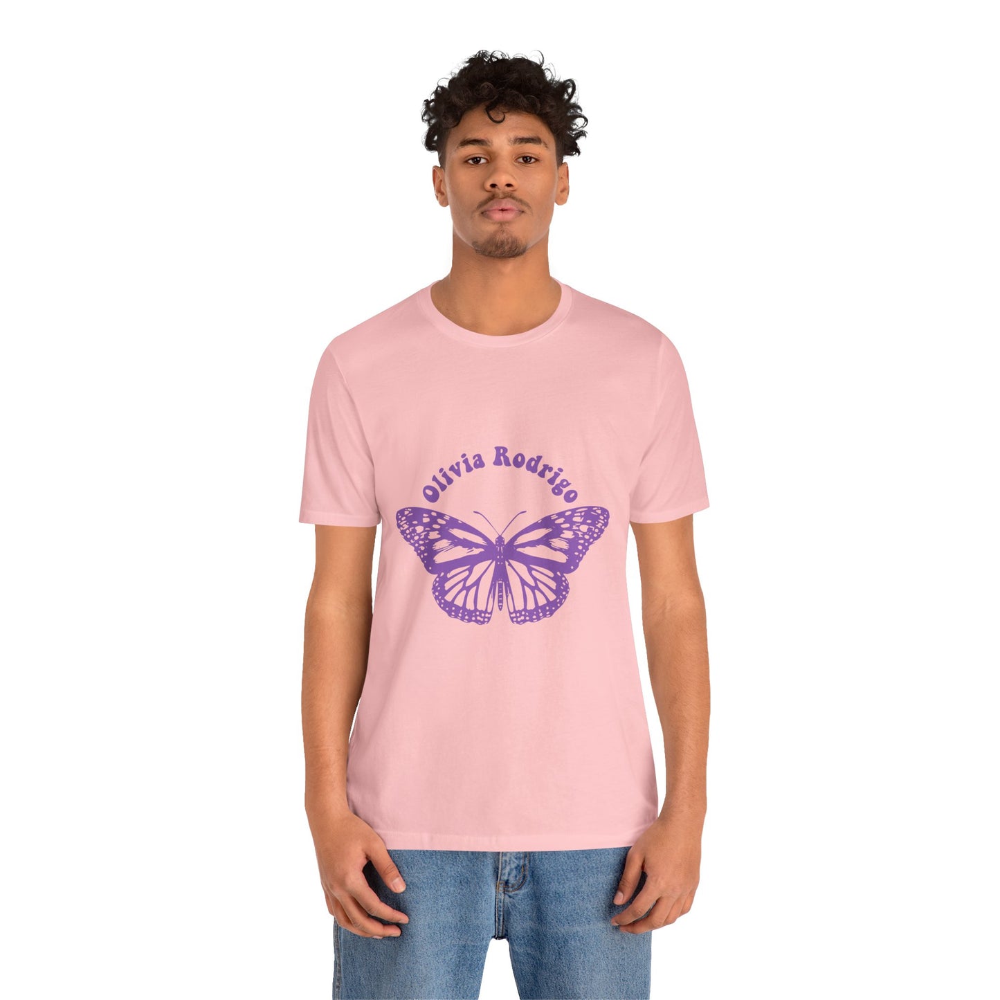 Olivia Rodrigo Unisex Jersey Short Sleeve Tee - With Butterfly