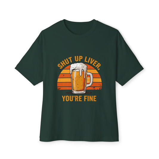 Oversized boxy Tee – Snazzy You're fine Edition