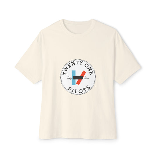 Trident Glow Unisex Oversized Boxy Tee