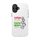 White Paw Print Tough Magnetic case