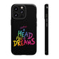 Premium Tough Case for iPhone 12 to 16 Pro Max Showcasing Coldplay’s Iconic A Head Full of Dreams