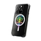 Rainbow Lunar Phases Magnetic Clear Impact case