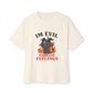 Oversized boxy Tee – Snazzy Evil Edition