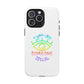 Vibrant Eye and Text Tough Magnetic Case