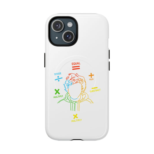 Minimalist Divide Symbol with Brush Tough Magnetic case