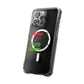 White Paw Print Magnetic Clear Impact Case