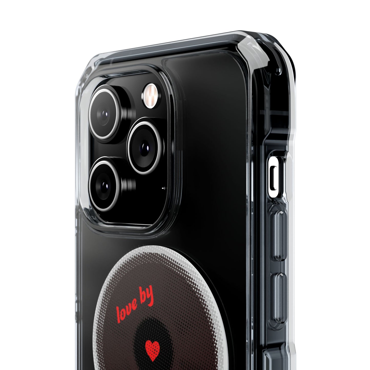 Vinyl Love Spin Magnetic clear Impact case