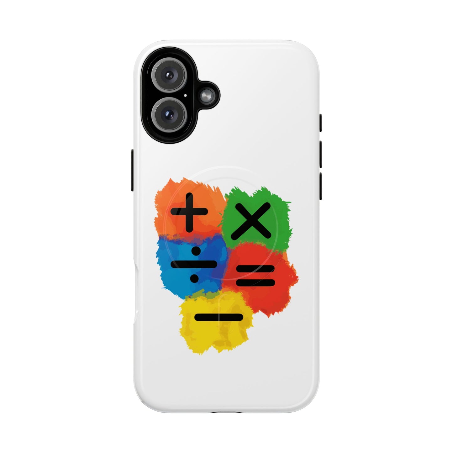 Orange Equals Symbol Tough Magnetic case