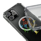Minimalist Divide Symbol with Brush Magnetic Clear Impact Case